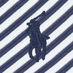 Rustic Navy/White