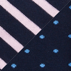 Conj 2 riscas azul/rosa