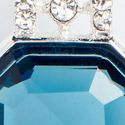 Silver/Blue