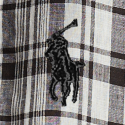 Motif écossais noir multi